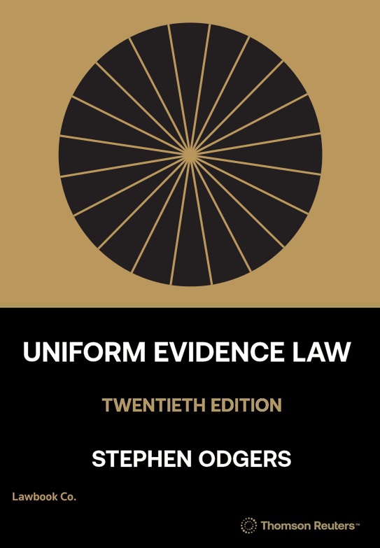Uniform Evidence Law 20th Edition - Book