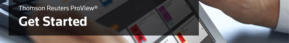 Thomson Reuters ProView®
